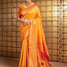 Suha Floral Art Silk Saree-picture-1