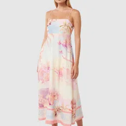 Forever New Print Shoulder Straps Fit & Flare Midi Dress-image-18
