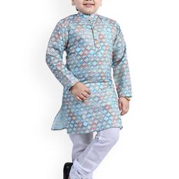 Arshia Fashions Boys Printed Regular Kurta with Pyjamas-54