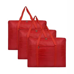 ANKIT INTERNATIONAL Red Set of 3 Regular Multi-Utility Organisers-16