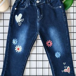 BAESD Girls Comfort Clean Look Light Fade Stretchable Cotton Jeans-image-86