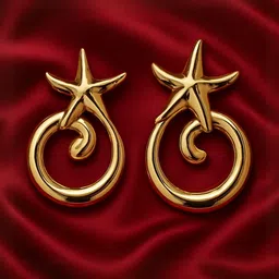 ISHTAARA Gold Plated Studs Earrings-picture-6