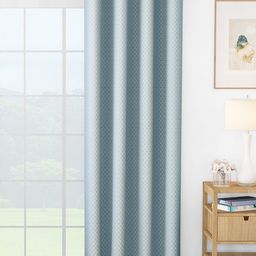 Story@home Grey & White Room Darkening Long Door Curtain-image-77