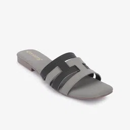 DressBerry Women Colourblocked Open Toe Flats-image-69