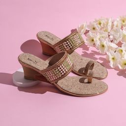 Inc 5 Embellished Ethnic Wedge Sandals-16