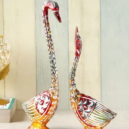 Aura Silver-Toned 2 Pieces Idol Showpiece-8