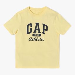 GAP Kids Boys Brand Logo Printed Pure Cotton T-Shirt-image-2