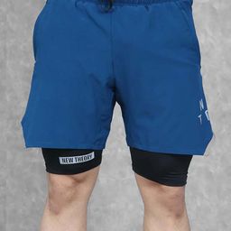 New Theory Men Regular Fit Mid-Rise Training or Gym Shorts-image-29