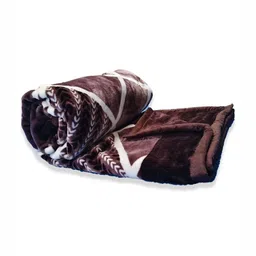 CG HOMES Brown Mink Heavy Winter 350 GSM Double Bed Blanket-image-20