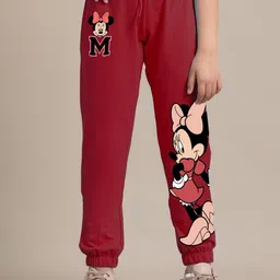 Kids Ville Girls Minnie Printed Joggers-image-92