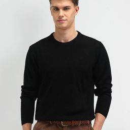 Arrow Men Long Sleeves Round Neck Cotton Pullover-image-95