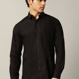JADE BLUE Men Slim Fit Opaque Casual Shirt-picture-8