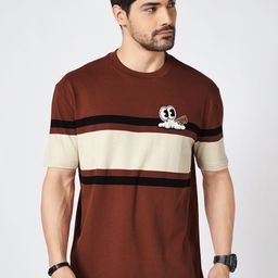 People Men Round Neck Striped T-shirt-picture-4