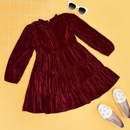 Pantaloons Junior Girls Fit & Flare Dress-image-87