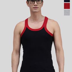 AMUL COMFY Pack Of 4 Assorted Pure Cotton Innerwear VestsAC-GVEST-ASST-XS-4PC-image-57