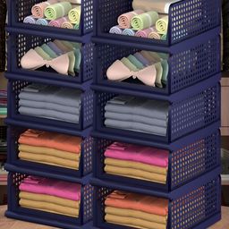 RUBOXA Blue Set of 6 Regular Multi-Utility Organisers-35