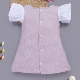 Hijo Kids Wear Girls Print Flutter Sleeve A-Line Dress-image-97
