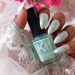 KINDED Metallic Long Lasting Nail Paint - 9 ml - Chrome Sea Green 51-16