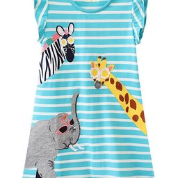 LULU & SKY Girls Striped Nightdress-picture-46