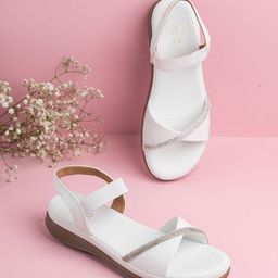 Inc 5 Women Embellished Party Open Toe Flats-63