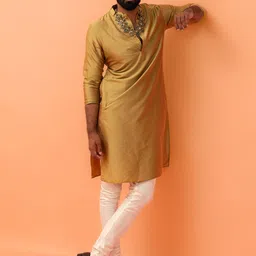 KISAH Straight Kurta with Churidar-image-67