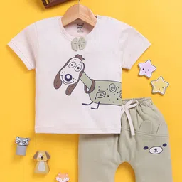 Toonyport Boys Printed Round Neck Pure Cotton T-Shirt With Shorts-image-79