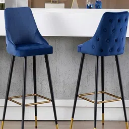 DOE BUCK Velvet Tufted Bar Chair-picture-7