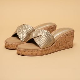 ERIDANI Women Shyla Woven Wedge Sandals-image-33