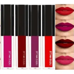 SUNISA Set Of 12 Long Lasting Matte Liquid Lipsticks - 5 ml Each-56