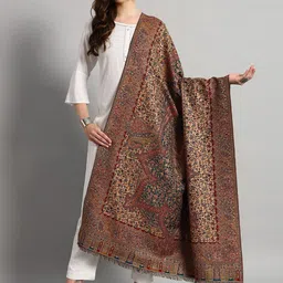 HANDICRAFT PALACE Women Geometric Woven Design Shawl-10