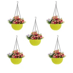 Rattan Hanging Planters Pot with Metal Hanging Chain-55