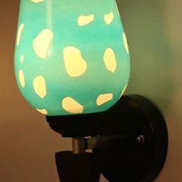 1ST TIME Blue & White Solid Glass Traditional Cylinder Wall Lamps Wall Lamps-picture-47
