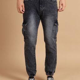BUZZIC FASHION UNLIMITED Men Mid-Rise Cotton Cargo Styles Jogger Jeans-image-79