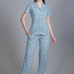 ETC Women Floral Printed Night Suit-image-13