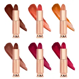 krayons Set Of 6 Classy Matte Lipstick - 3.5 g Each - Shade 167-193-162-111-110-173-50