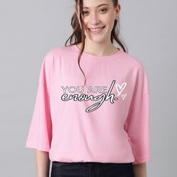 Kotty Women Typography Printed T-shirt-picture-7