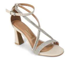 Vizzano Embellished PU Party Block Sandals-image-2