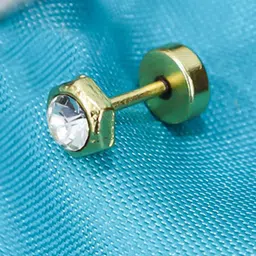 VAGHBHATT Circular Studs Earrings-12
