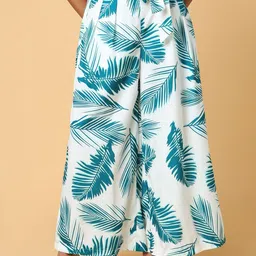 SHOWOFF Women Floral Printed Comfort Loose Fit Pleated Trousers-image-96