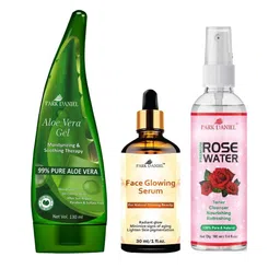 Park Daniel Set of 3 Aloe Vera Gel 130ml & Rose Water 100ml & Face Serum 30ml-32