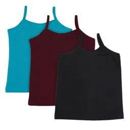 Aimly Infant Girls Pack Of 3 Cotton Camisoles-13