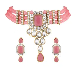 Anouk Women Pink Jewellery Set-image-51