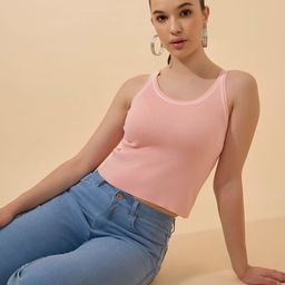 SHOWOFF Ribbed Tank Crop Top-image-31