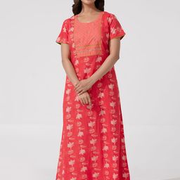 Maybell Women Printed Maxi Nightdress-picture-21