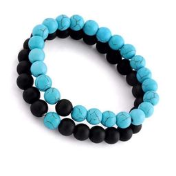 Divine souvenirs Unisex Set Of 2 Artificial Beaded Elasticated Bracelet-2