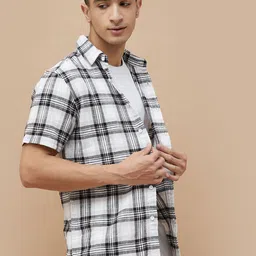 Fame Forever by Lifestyle Men Tartan Checks Opaque Checked Casual Shirt-picture-17