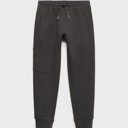 Mango Kids Boys Pure Cotton Cargo-Style Joggers-image-93