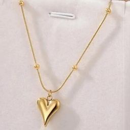 Khusha Creations Gold-Toned Stainless Steel Necklace-48