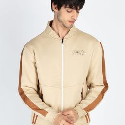 Status Quo Men Solid Front-Open Cotton Sweatshirt-picture-1