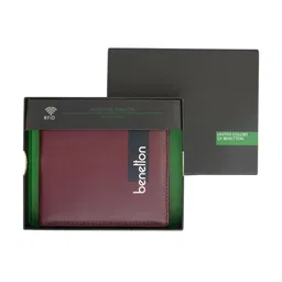 United Colors of Benetton Men Leather Two Fold Wallet-image-58